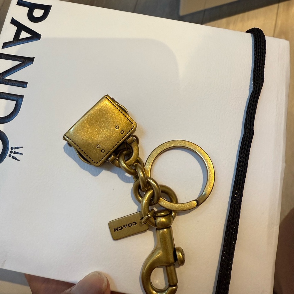 Coach Brass Keychain